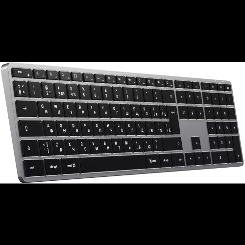 Клавиатура Satechi Slim X3 беспроводная, Bluetooth, серый
