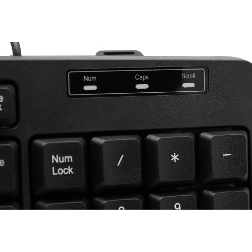 Клавиатура проводная Defender Concept HB-164, USB, черный
