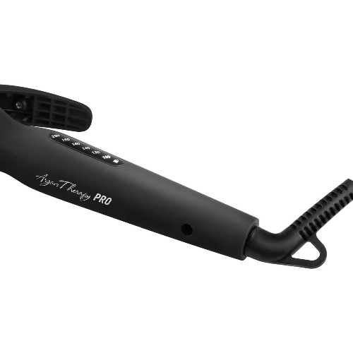 Щипцы для завивки волос Polaris PHS 3410TAi Argan Therapy PRO черный, 34 мм, 220 °C, 6 режимов