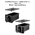 Аэрогриль Kitfort КТ-2265 8.6л 2700Вт черный/серебристый
