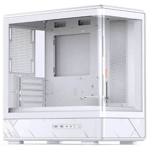 Корпус Jonsbo D200, Mini-Tower, белый