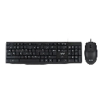 Комплект клавиатура+мышь Acer OMW141 проводной, USB, 1200 DPI, чёрный