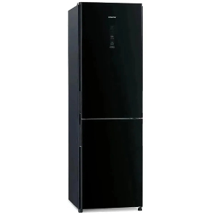 Холодильник Hitachi R-BG410PUC6X GBK черный двухкамерный 215/105л морозилка снизу, No Frost