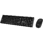 Комплект клавиатура+мышь Oklick S315W беспроводной, USB, 1600 DPI, чёрный