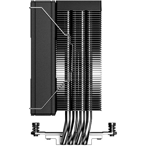 Кулер для процессора ID-COOLING FROZN A410 SE ARGb черный 120мм алюминий/медь 2000rpm 27.2db 180W 152мм