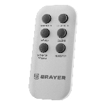 Колонный вентилятор BRAYER BR4958WH, механ.упр.,пульт ДУ,вращение90°,мощ-ть50Вт,защита от перегрева