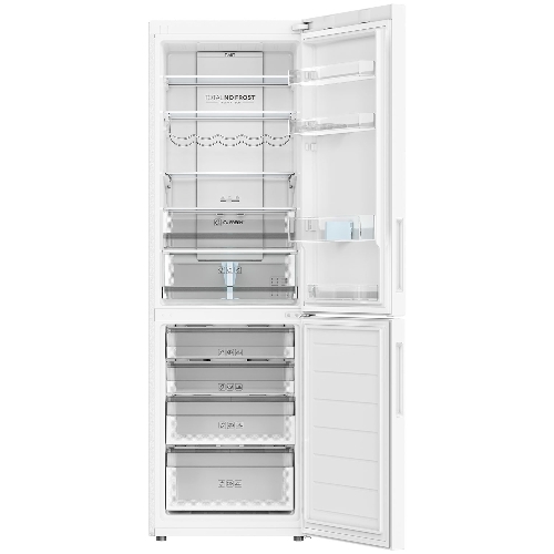 Холодильник Haier C2F636CWRGU1 белый двухкамерный 256/108 л морозилка снизу, No Frost