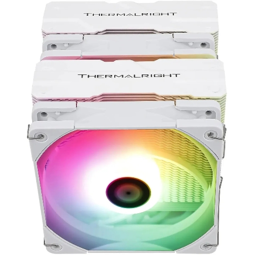 Устройство охлаждения(кулер) Thermalright Peerless Assassin 120 White ARGb Soc-AM5/AM4/1151/1200/2066/2011/1700 белый 4-pin 25.6dB Al+Cu 750gr Ret (PA120-WH-ARGb)