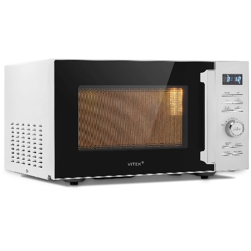 Микроволновая печь Vitek VT-MW1825 белый, 25 л, 900 Вт, переключатели - кнопки, поворотный механизм