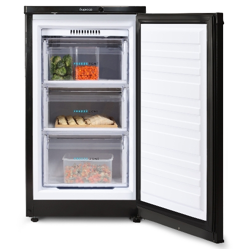 Морозильная камера Бирюса B412 черный, 80л, 3 ящика