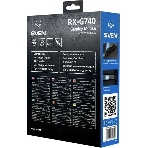 Мышь проводная SVEN RX-G740 черный, 2400 dpi, USB, кнопки - 6