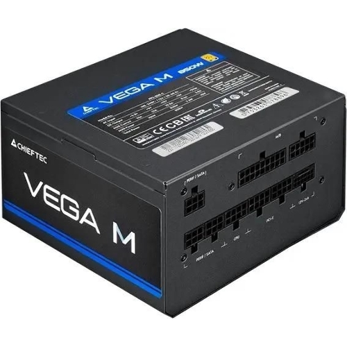Блок питания Chieftec Vega M PPG-1000-C (ATX 3.1, 1000W, 80 PLUS GOLD, Active PFC, 135mm fan, Gen5 PCIe, Full Cable Management) Retail