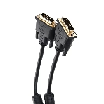 Кабель DVI-D--DVI-D Dual link 25M/25M, экран, феррит.кольца, 1.8м Telecom TCG441D-1.8M