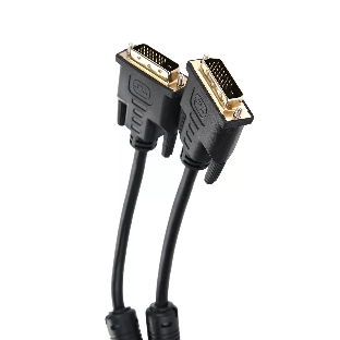 Кабель DVI-D--DVI-D Dual link 25M/25M, экран, феррит.кольца, 1.8м Telecom TCG441D-1.8M