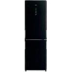 Холодильник Hitachi R-BG410PUC6X GBK черный двухкамерный 215/105л морозилка снизу, No Frost