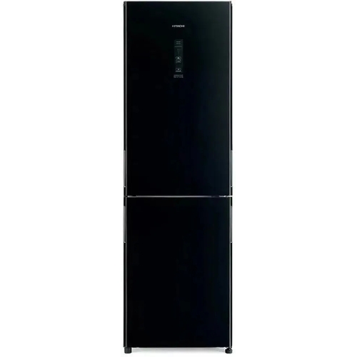 Холодильник Hitachi R-BG410PUC6X GBK черный двухкамерный 215/105л морозилка снизу, No Frost