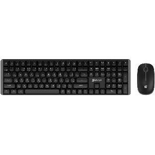 Комплект клавиатура+мышь Oklick S315W беспроводной, USB, 1600 DPI, чёрный