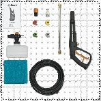 Мойка высокого давления Bort BHR-2300-PRO 93416299 2300 Вт, максимальное давление 170 бар, рабочее давление 130 бар, 8 л/мин, 7.4 кг, набор акссесуаров 10 шт
