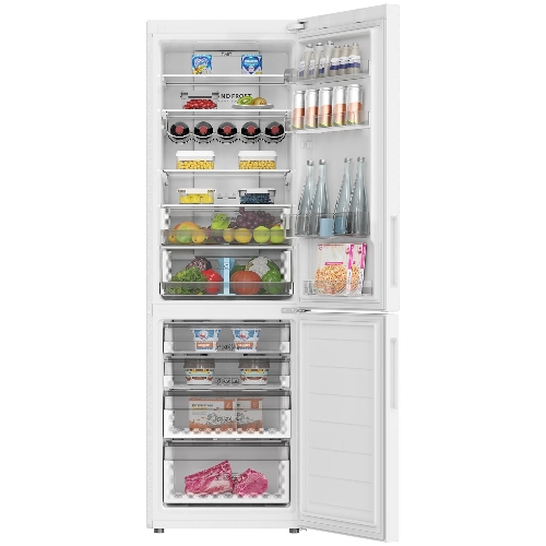 Холодильник Haier C2F636CWRGU1 белый двухкамерный 256/108 л морозилка снизу, No Frost