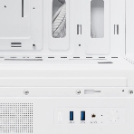 Компьютерный корпус HSPD F510, Panoramic Mid Tower, белый, TG, 0.5 SPCC, 3x120мм ARGB ATX, mATX, mITX 180/280/160мм 1x2.5