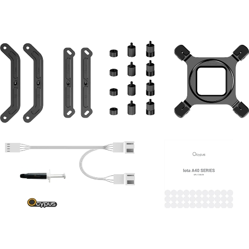 Кулер для процессора Ocypus Iota A40 WH Dual Fan White (Iota-A40-WH2NNWD00X-GL)