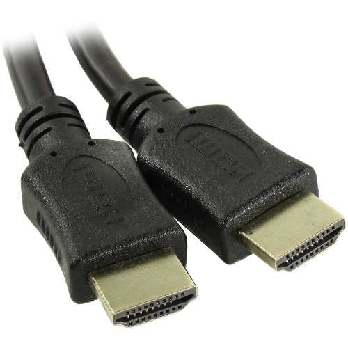 Кабель HDMI C-HM-HM-5M Wize, 5 м, v.2.0, 19M/19M, позол.разъемы, экран, черный, пакет