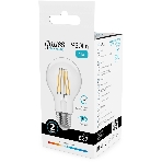 Лампа филам. Gauss Filament 11Вт цок.:E27 груша св.свеч.бел.нейт. (упак.:10шт) (22221)