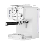 Кофеварка рожковая Maunfeld MF-735WH PRO белый, исп. кофе - молотый, 1.25 л, 1100 Вт, 15 бар