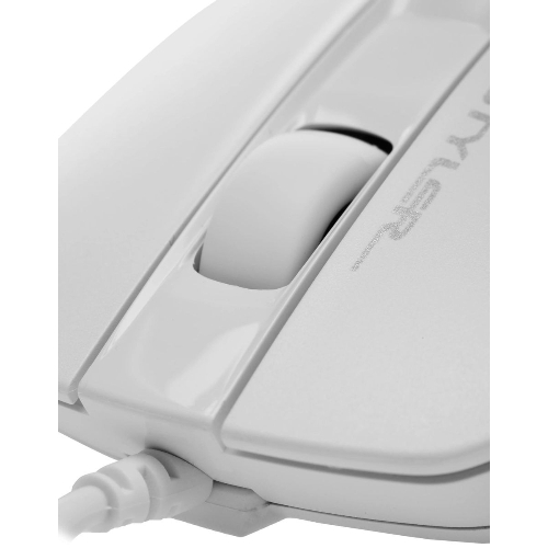 Мышь проводная A4Tech Fstyler FM12S белый, 1200 dpi, USB, кнопки - 3