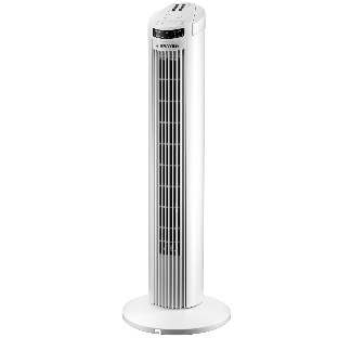 Колонный вентилятор BRAYER BR4958WH, механ.упр.,пульт ДУ,вращение90°,мощ-ть50Вт,защита от перегрева