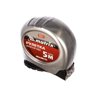 Рулетка Matrix magnetic 5мх19мм магнитный зацеп