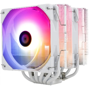 Устройство охлаждения(кулер) Thermalright Peerless Assassin 120 White ARGb Soc-AM5/AM4/1151/1200/2066/2011/1700 белый 4-pin 25.6dB Al+Cu 750gr Ret (PA120-WH-ARGb)
