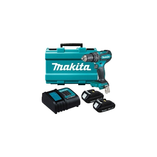 Аккумуляторная дрель-шуруповерт Makita DHP485SYE б\щет, 18В, 2х1.5 А·чLi-ion, БЗП-13мм,0-500\1900об\м, 50\25Нм