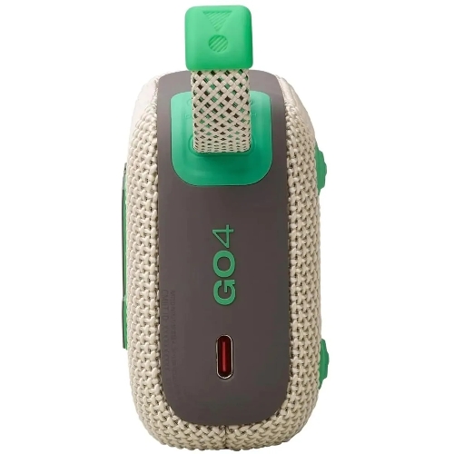 Портативная акустика JBL Go 4 бежевый/зеленый 4.2W 1.0 BT 850mAh