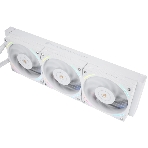 Система жидкостного охлаждения Thermalright Frozen Vision 360 V2 (360мм, LED, White, ARGB/Fans: 3x120мм, 69CFM, 27dBA, 2150RPM/Pump height 60мм, 23dBA, 3000RPM, Rad thickness 27мм/S: 1700, 1200, 1851, 115X, 2011, 2066, AM5, AM4)