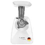 Мясорубка электрическая Bosch MFW2514W белый, 1500 Вт, 1.7 кг/мин, защита от перегрузки, насадки - 3