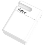 Флешка USB Netac U116 mini (NT03U116N-064G-32WH), 64Gb, USB 3.2, R/W 90/30, белый