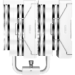 Кулер для процессора PCCooler RZ620 WH (260W, 4-pin PWM, 158мм, Al/Cu, 6x6мм, 2x120мм, 86.73CFM, 32dBA, 1800RPM, S: 1851/1700/1200/115X, AM5/AM4, белый)
