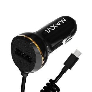 Автомобильное зарядное устройство Maxvi CCM-211MSC 2.1A