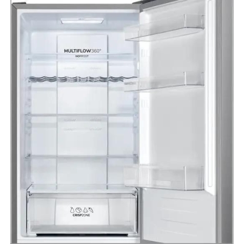 Холодильник Gorenje NRK619FAS4 серый двухкамерный 207/93л морозилка снизу, No Frost