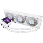 Водяное охлаждение для процессора Thermalright Hyper Vision 360 (360mm, LED, White, ARGB/Fans: 3x120mm, 69CFM, 27dBA, 2150RPM/Pump height 68mm, 6400RPM, Rad thickness 27mm/S: 1700, 1200, 1851, 115X, 2011, 2066, AM5, AM4)