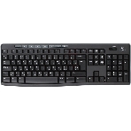 Комплект клавиатура+мышь Logitech MK270 беспроводной, USB, 1000 DPI, чёрный