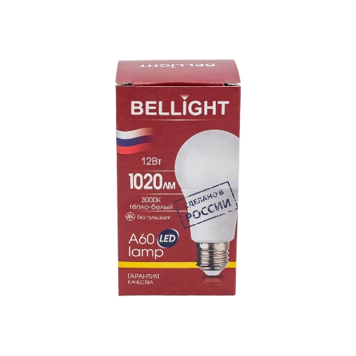 Лампа светодиодная Bellight LED 12 Вт Е27 220 3000 К 1020 Лм