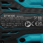 Аккумуляторный ударный гайковерт Makita DTW300Z