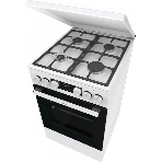 Плита комбинированная Gorenje GK5C42WF-B белый, конфорок 4 газовых, духовка 70 л, 50 см x 85 см x 59.4 см