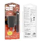 Сетевое зарядное устройство HOCO (6942007603843) CS13Aaa 1Type-C PD 20W, черный
