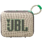 Портативная акустика JBL Go 4 бежевый/зеленый 4.2W 1.0 BT 850mAh