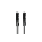 Кабель OLMIO SHIELD, Type-C - Type-C, 60W 3A, 1.2м, черный