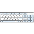 Клавиатура проводная A4Tech Fstyler FS100 Neon, USB, синий/белый