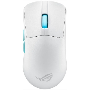 Мышь беспроводная/проводная ASUS ROG Harpe Ace Aim Lab Edition белый, 36000 dpi, радиоканал, Bluetooth, USB, кнопки - 5